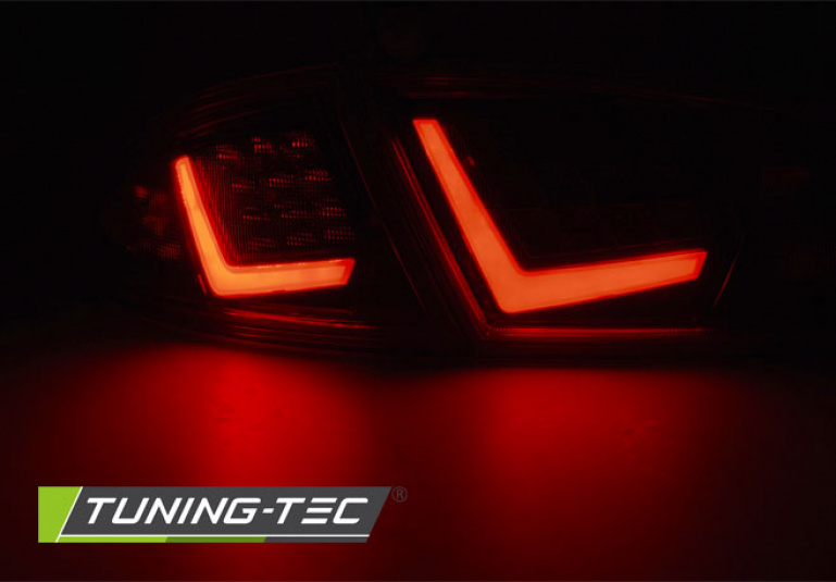LED Lightbar Upgrade Design Rückleuchten für Seat Leon 1P Facelift 09-12 rot